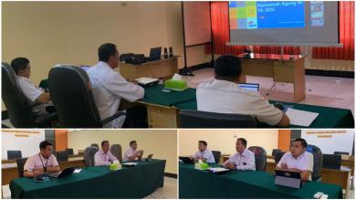 Rapat Penyusunan Baseline MA RI Tahun 2023 Melalui Zoom Meeting Oleh Biro Perencanaan